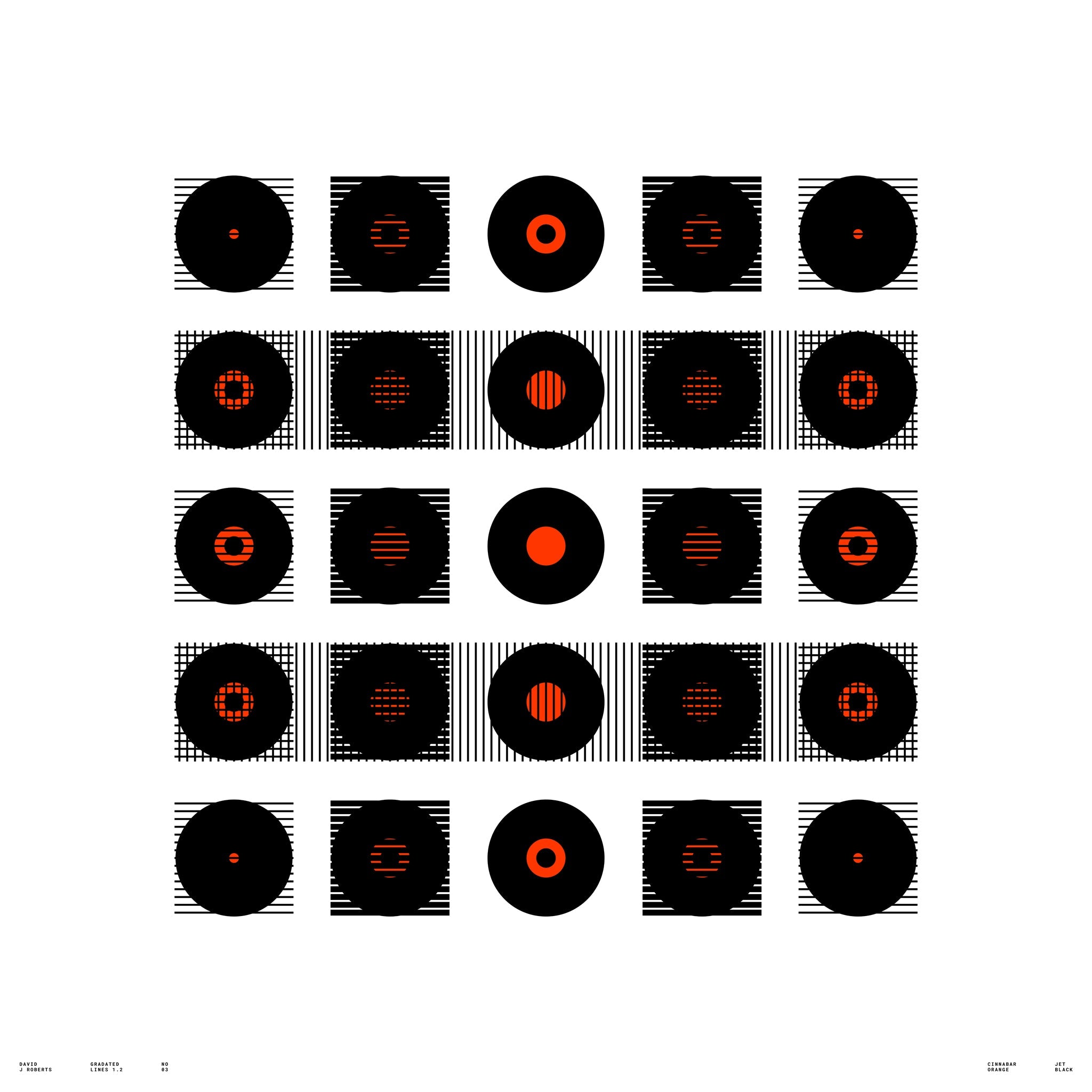 Gradated Lines 1.2, No. 03