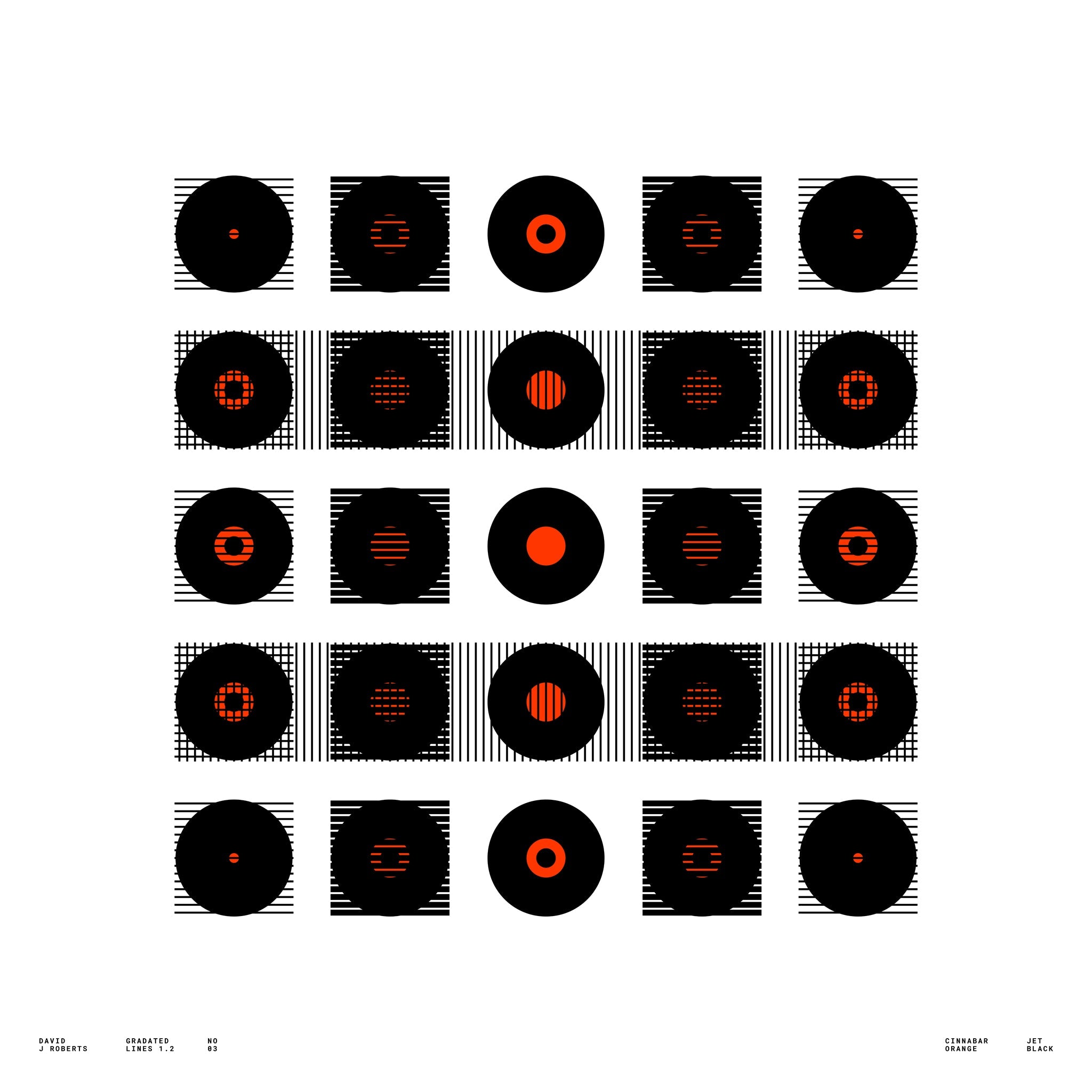 Gradated Lines 1.2, No. 03