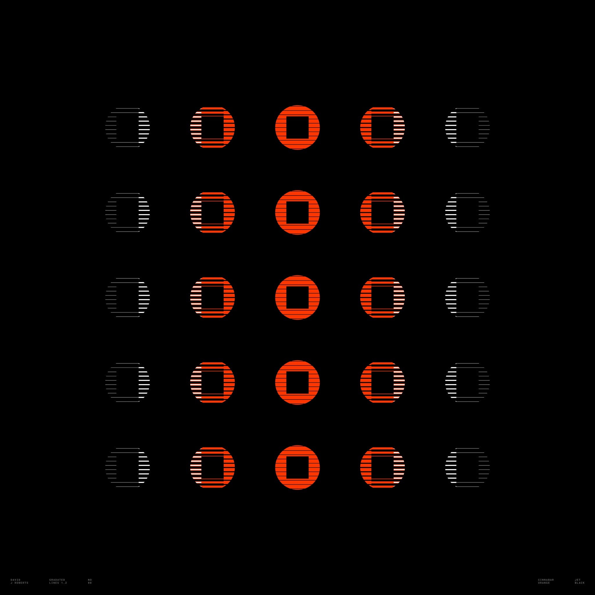 Gradated Lines 1.2, No. 08