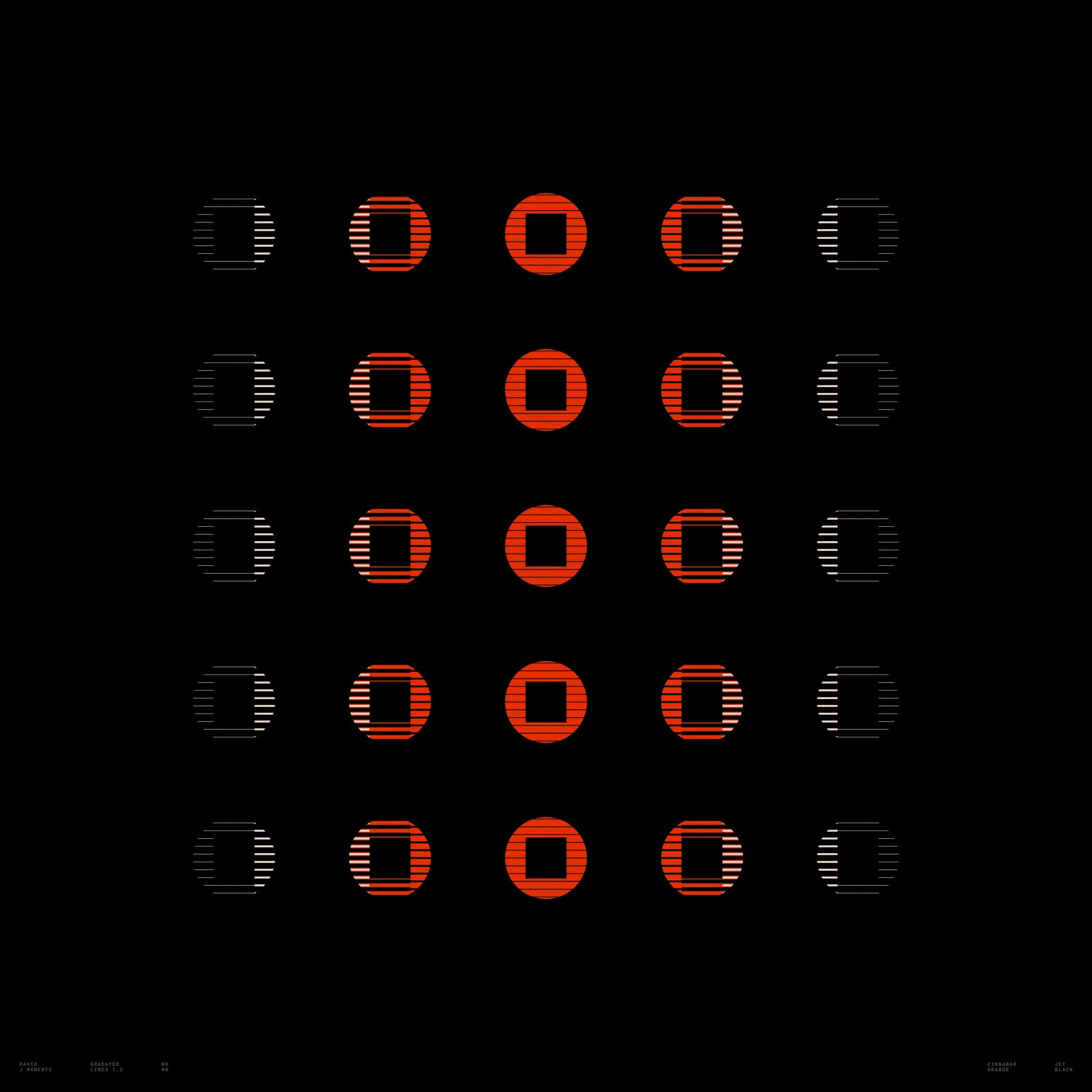 Gradated Lines 1.2, No. 08