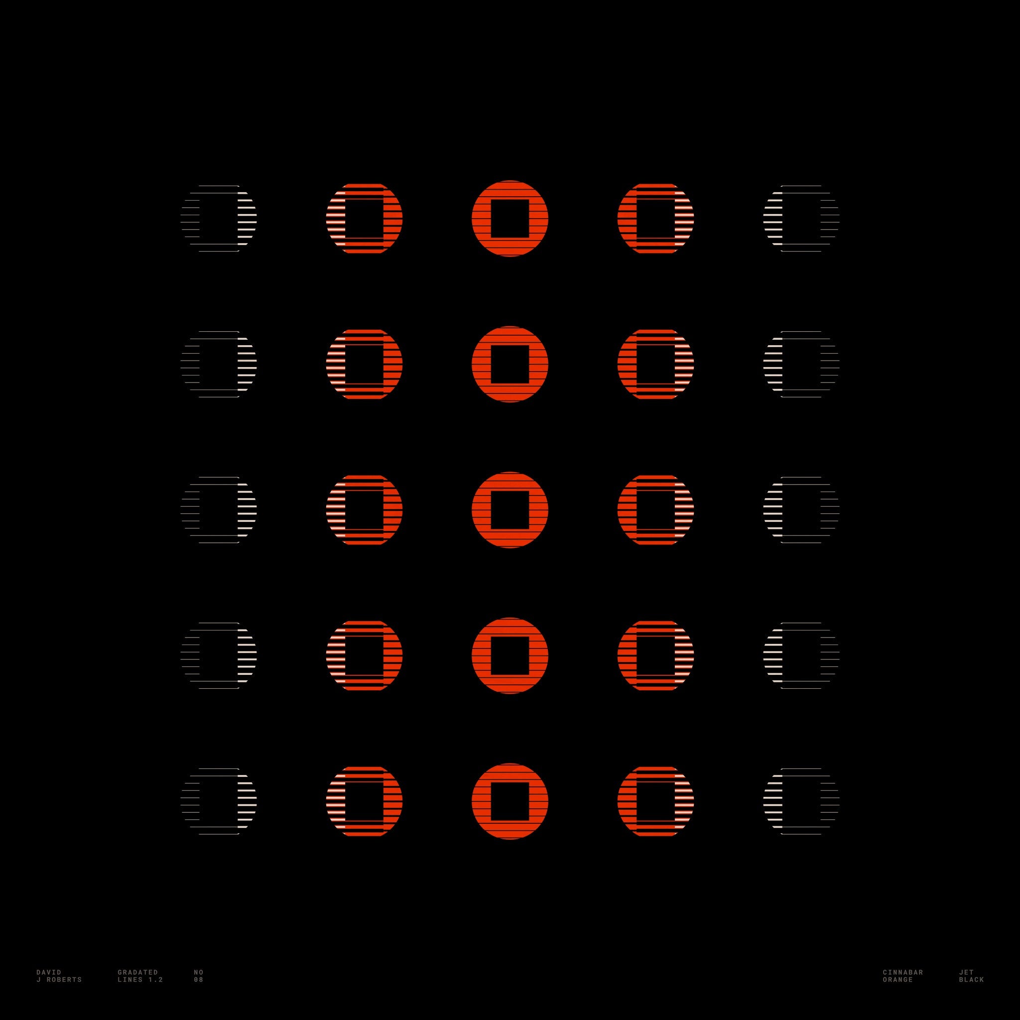 Gradated Lines 1.2, No. 08