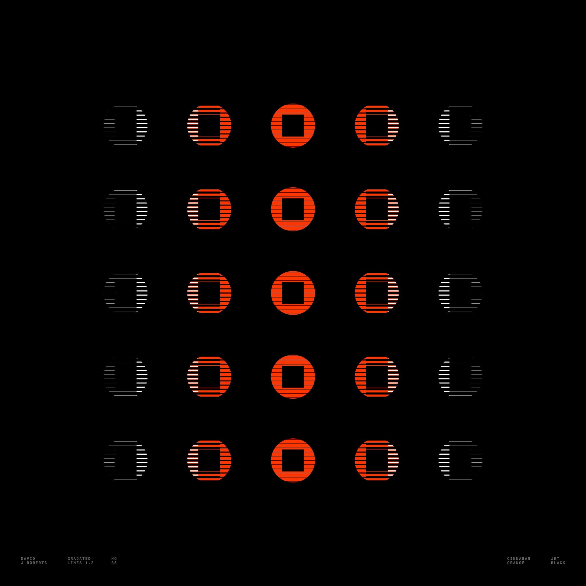 Gradated Lines 1.2, No. 08