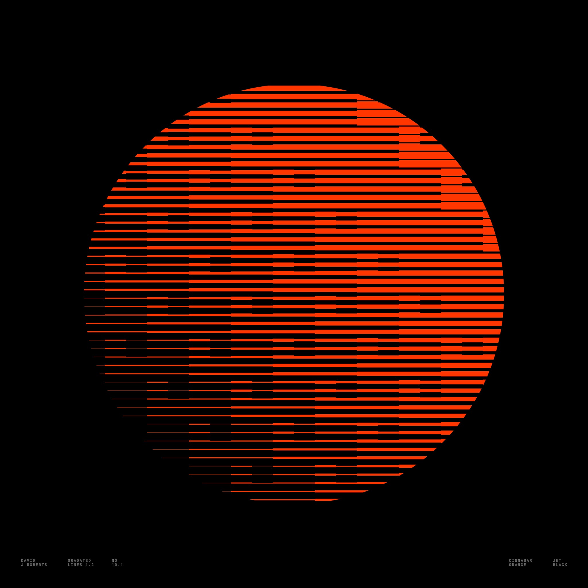 Gradated Lines 1.2, No. 10.1