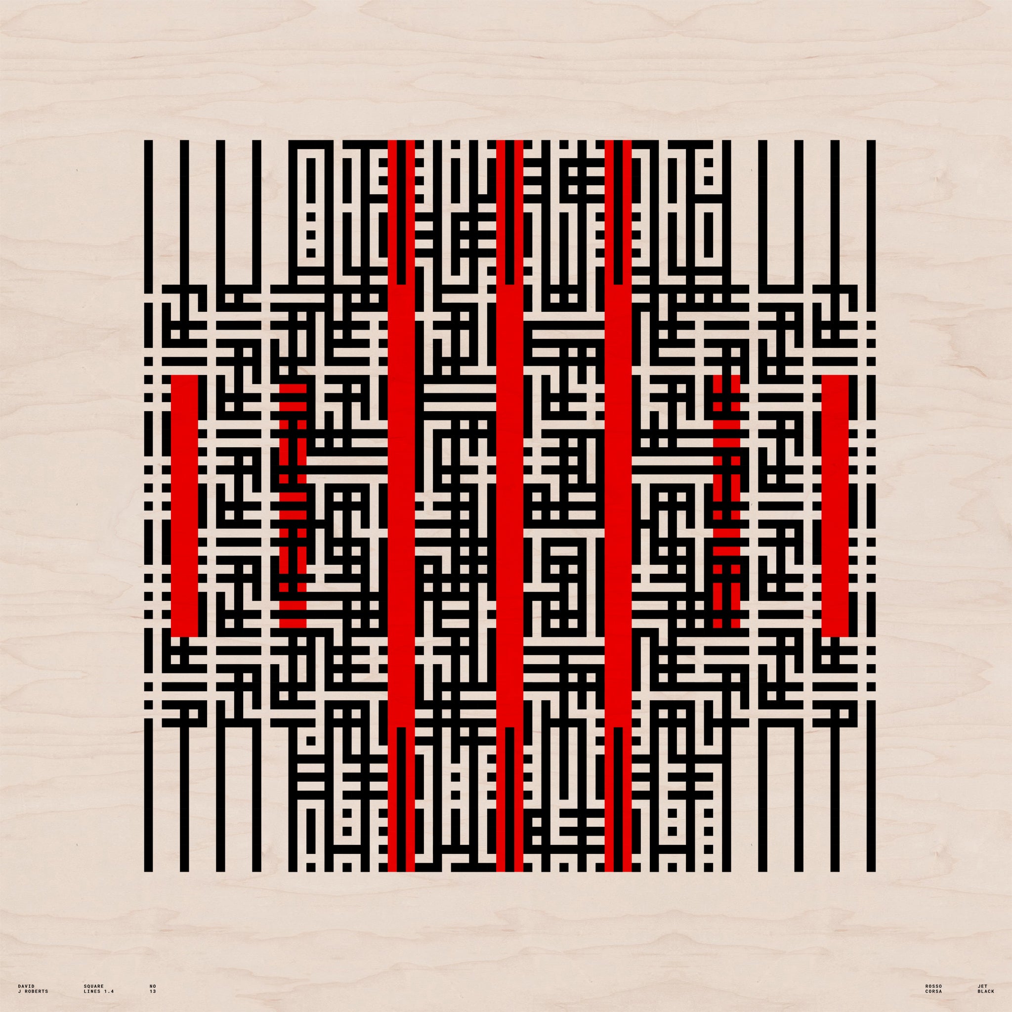 Square Lines 1.4, No. 13