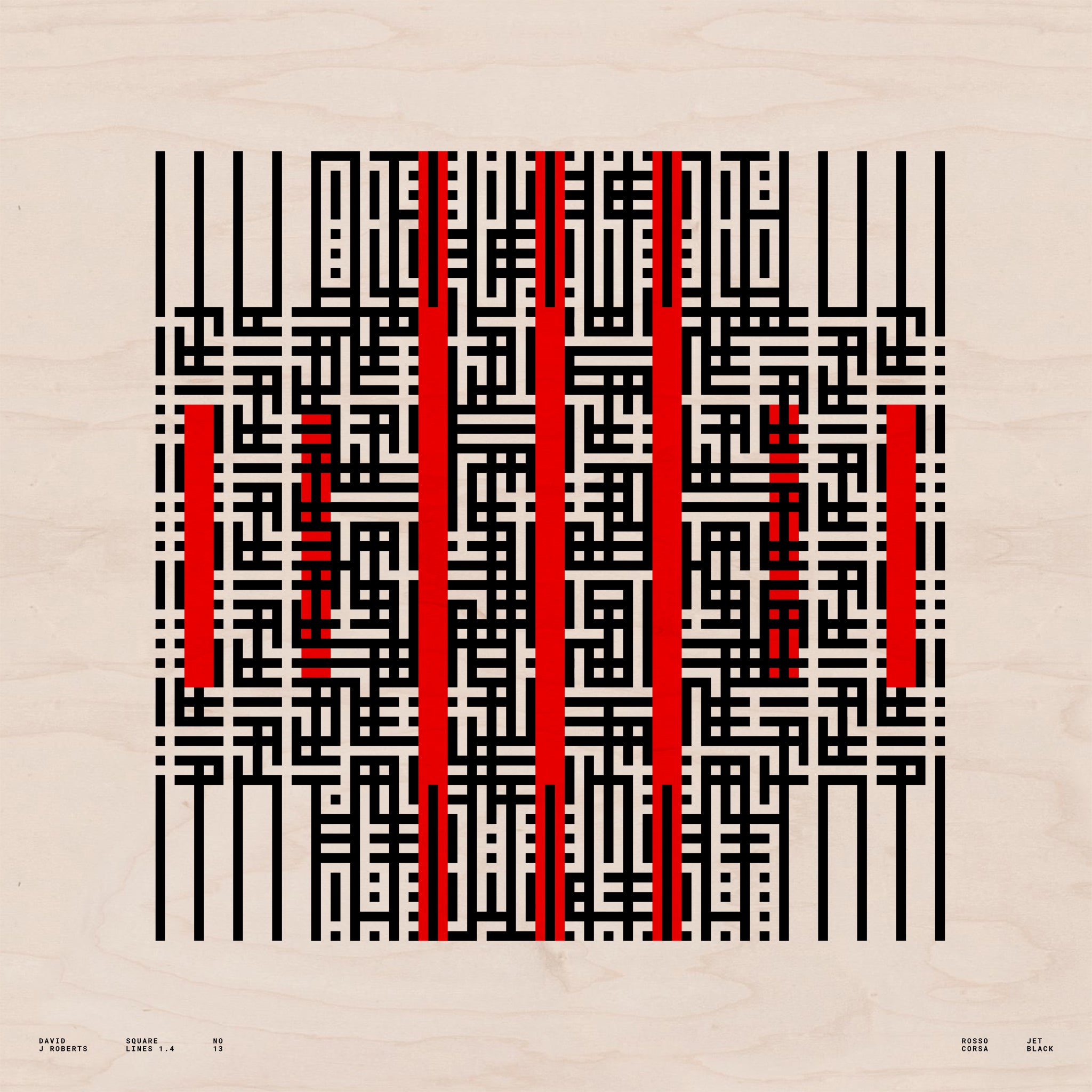 Square Lines 1.4, No. 13