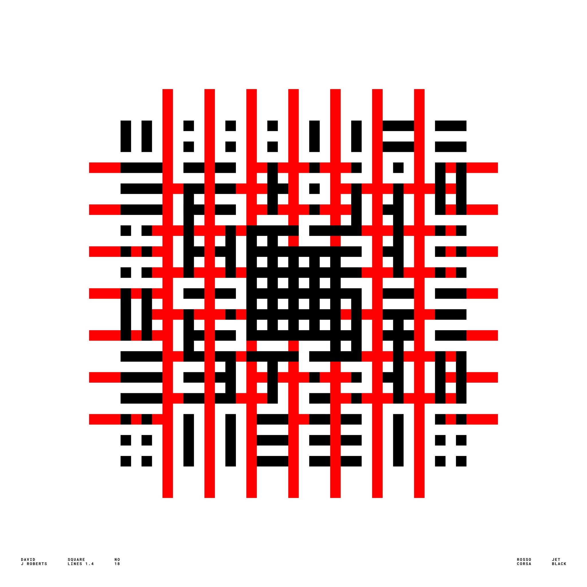 Square Lines 1.4, No. 18
