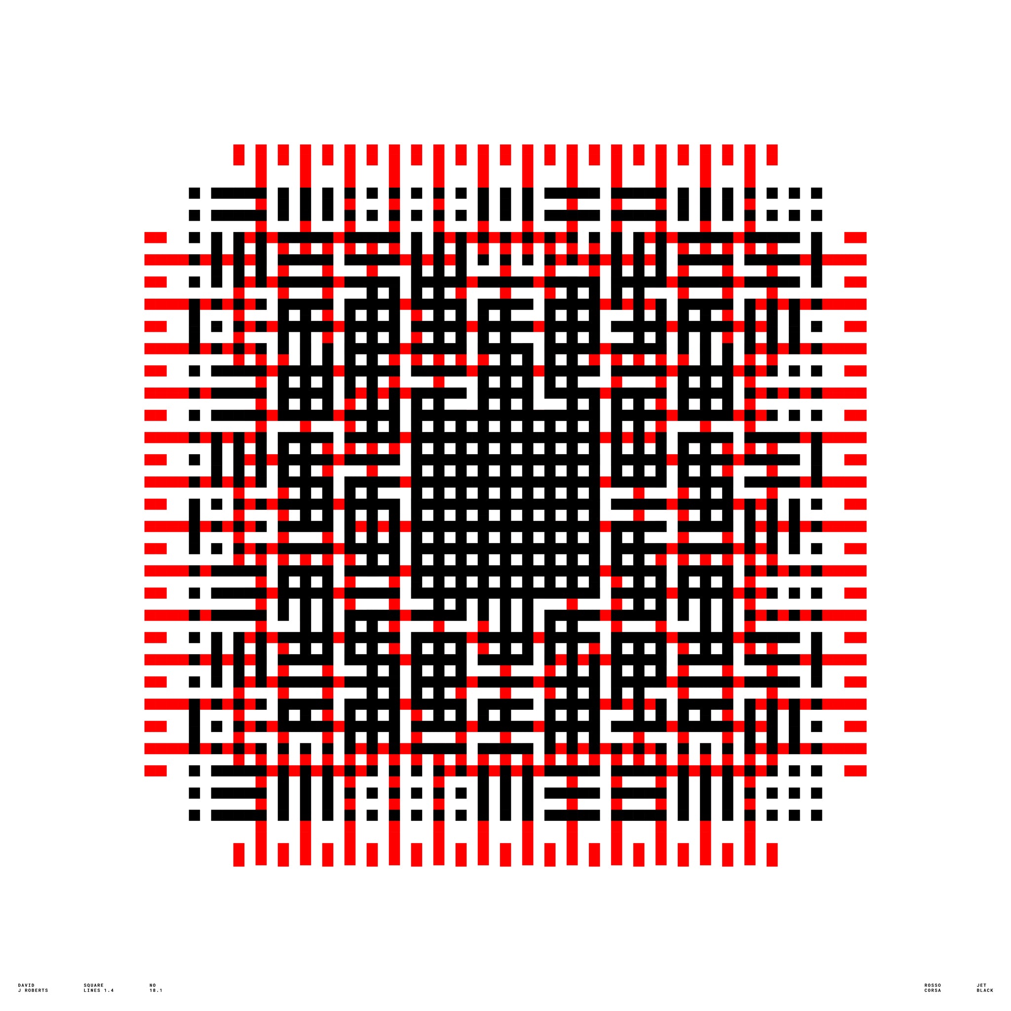 Square Lines 1.4, No. 18.1