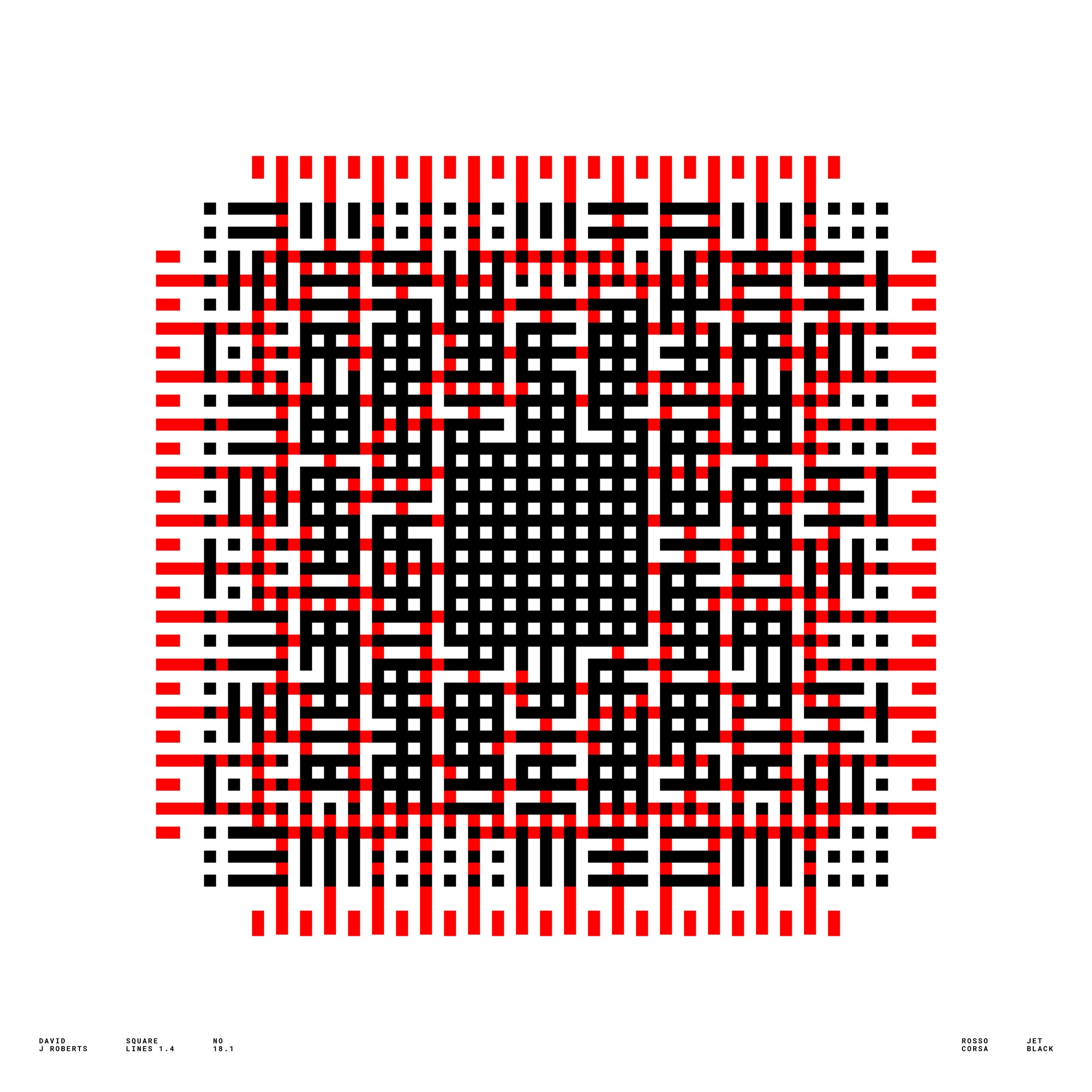 Square Lines 1.4, No. 18.1