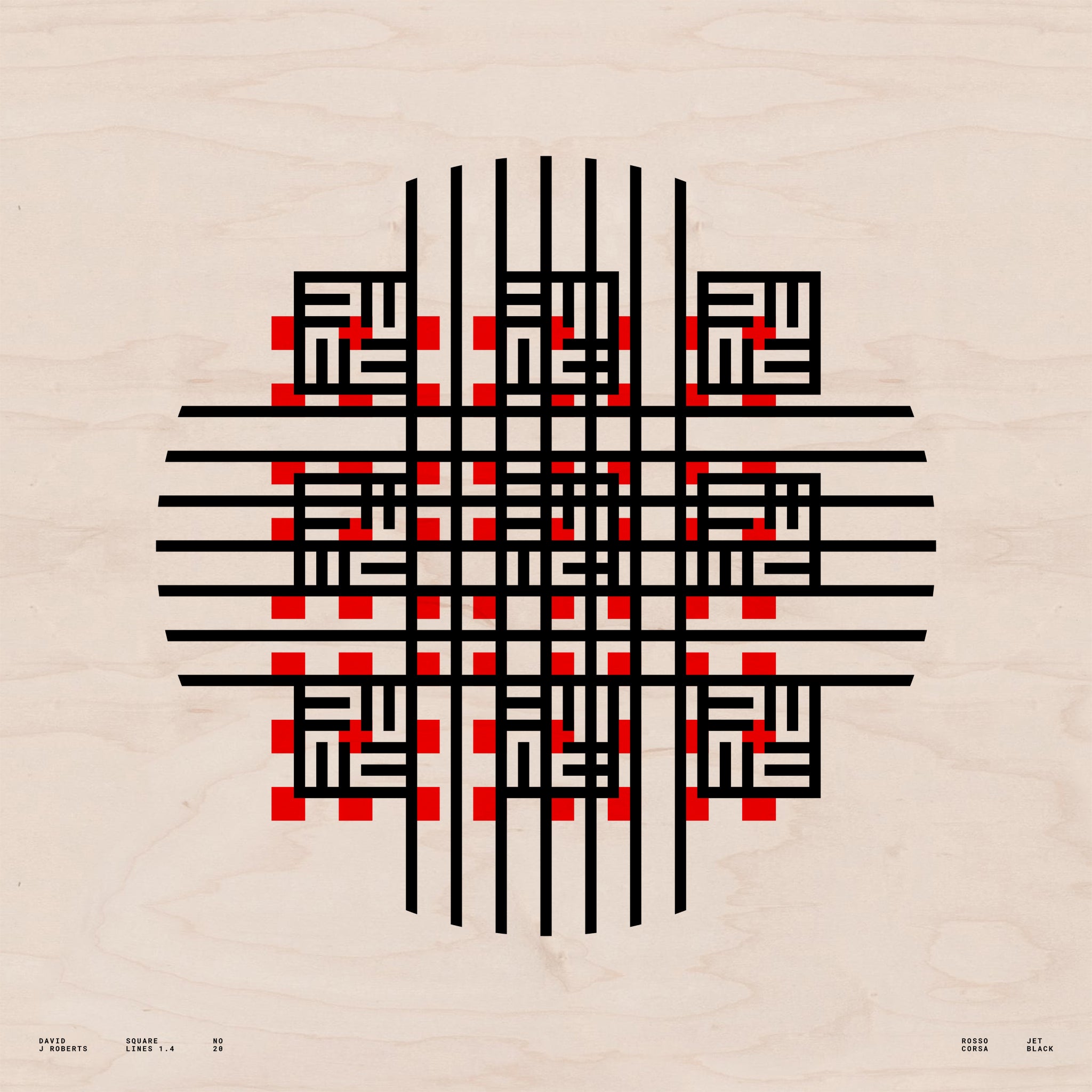 Square Lines 1.4, No. 20