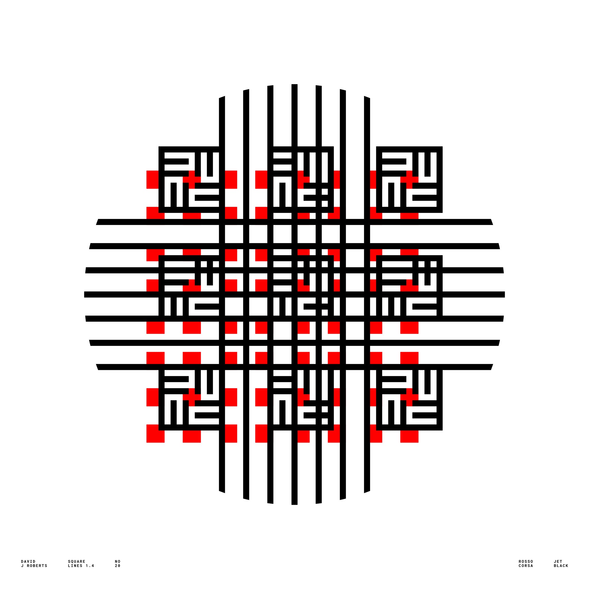 Square Lines 1.4, No. 20