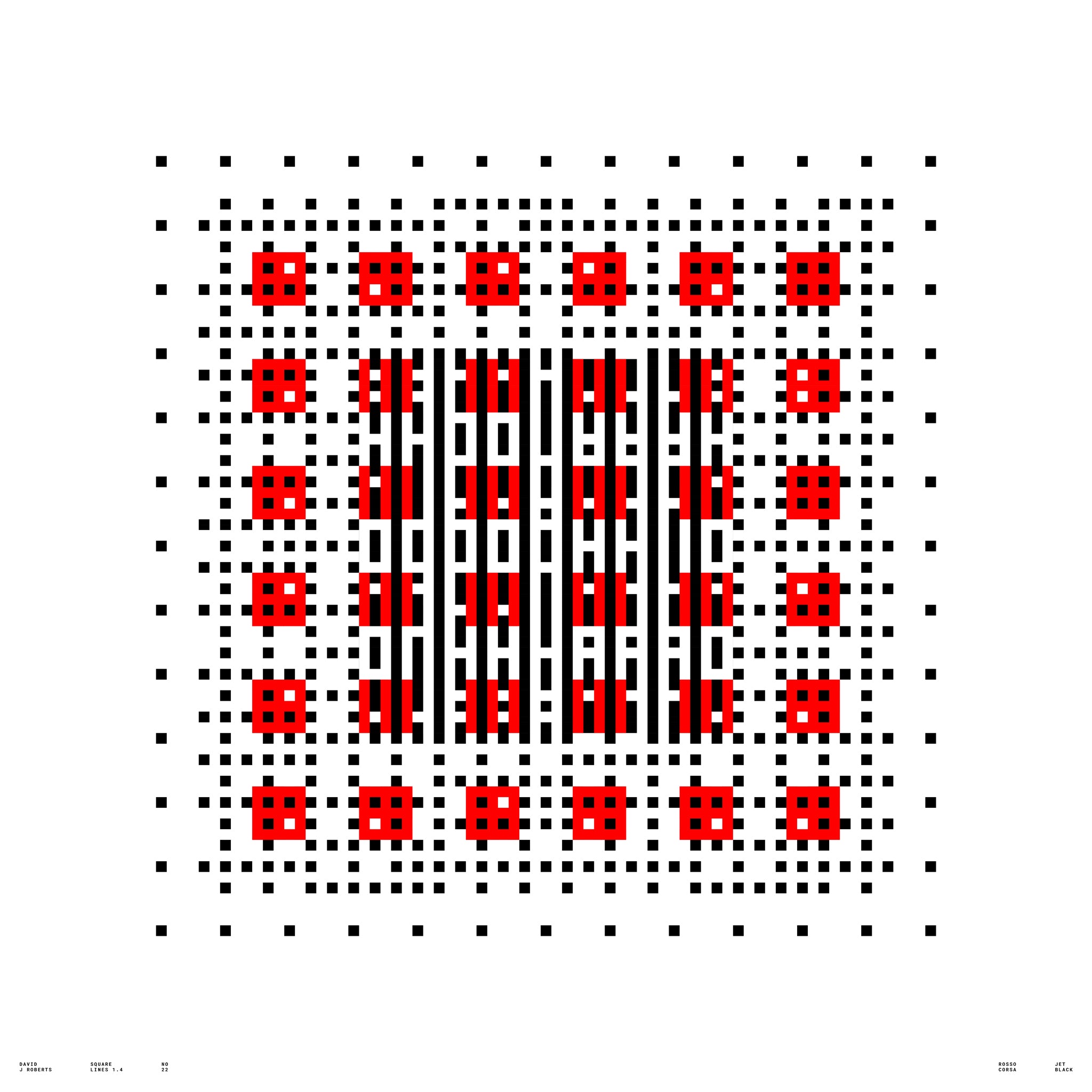 Square Lines 1.4, No. 22