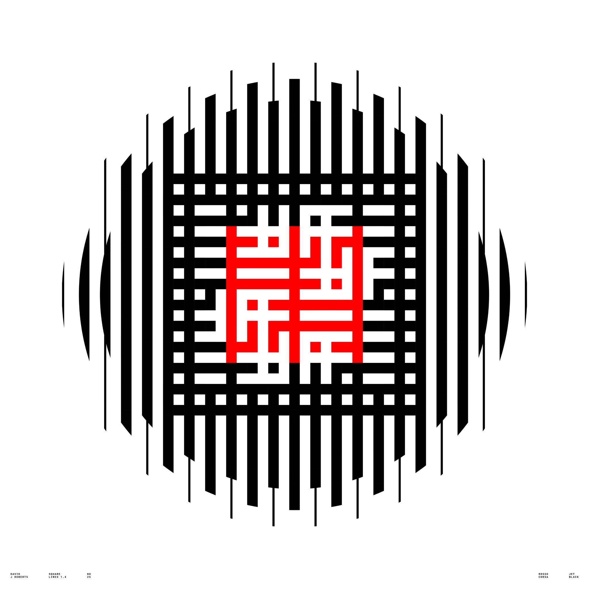 Square Lines 1.4, No. 25