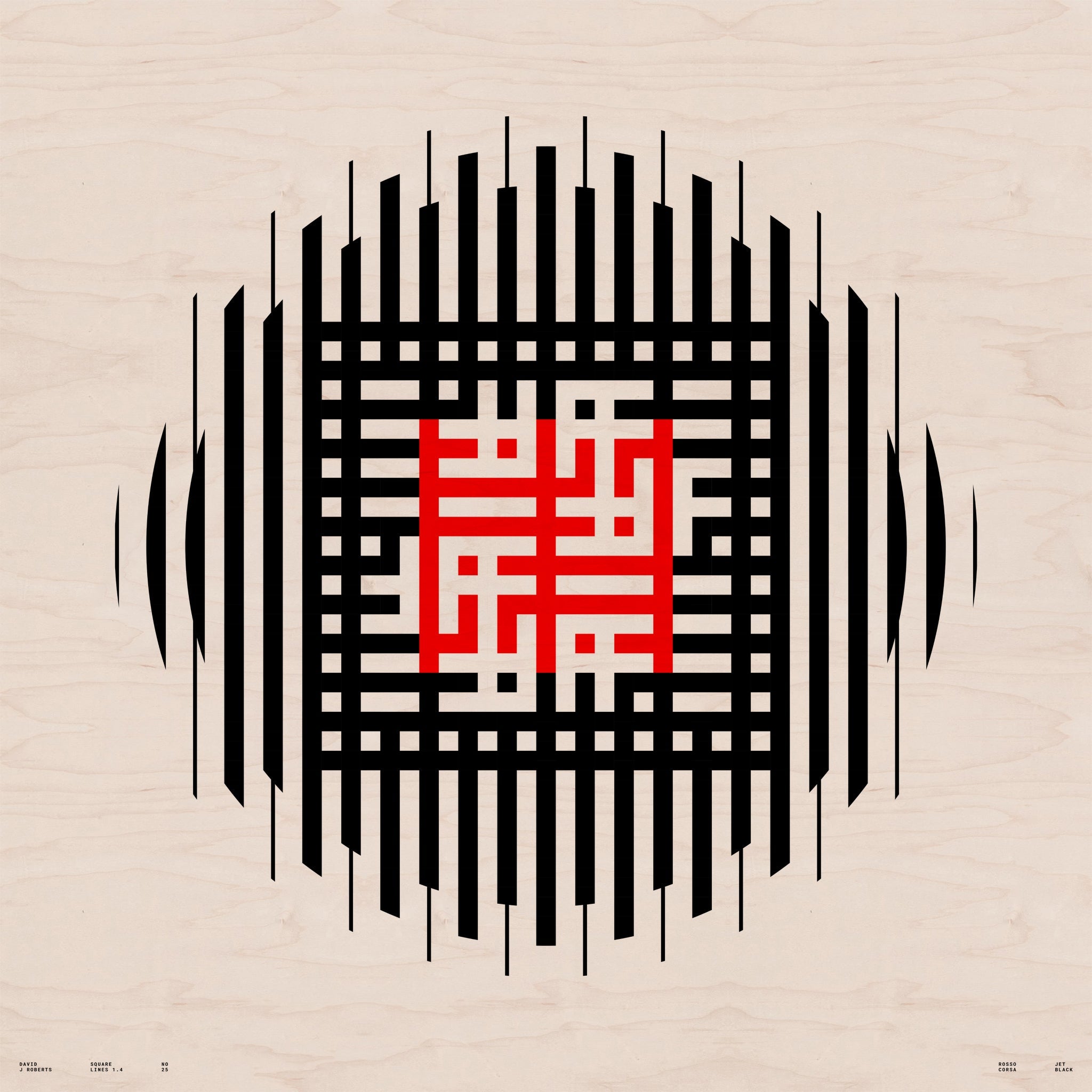 Square Lines 1.4, No. 25