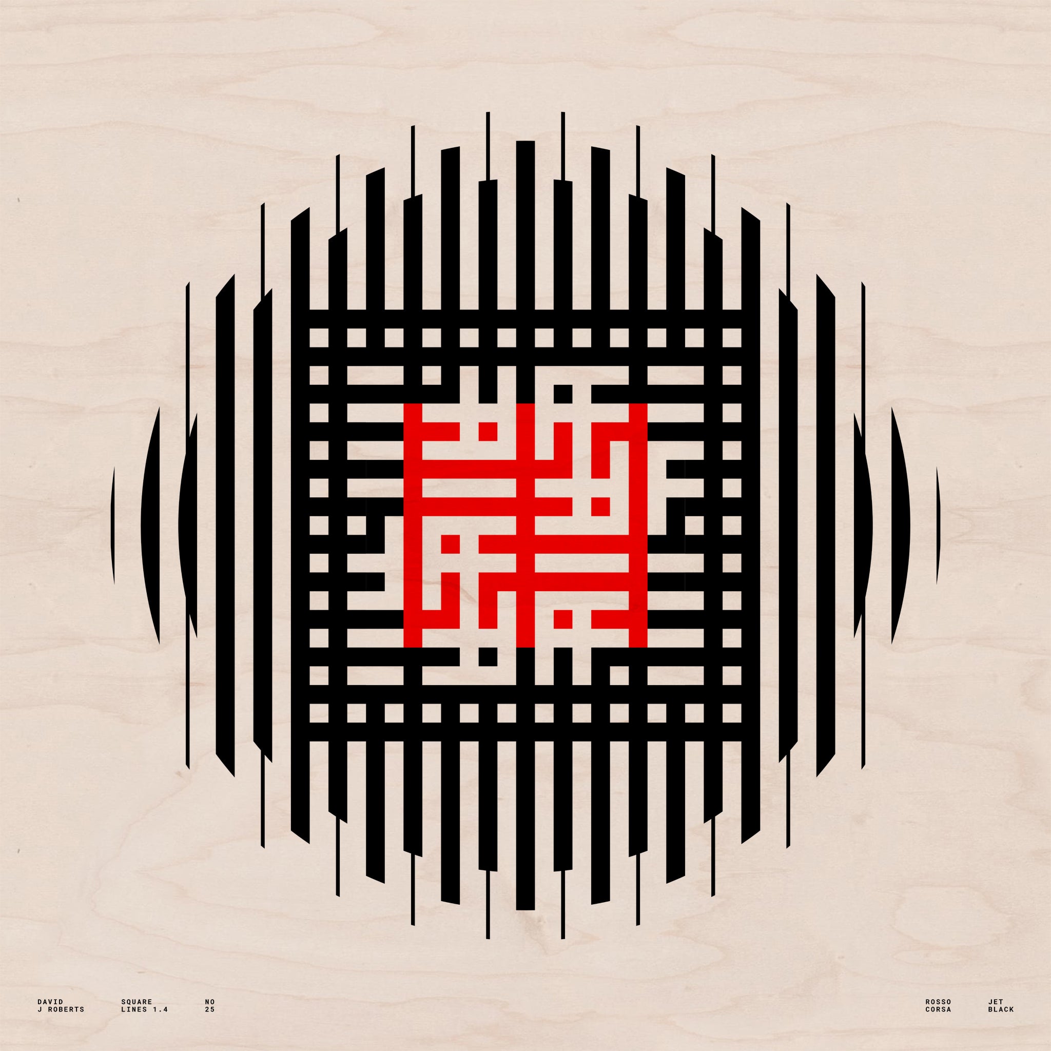 Square Lines 1.4, No. 25