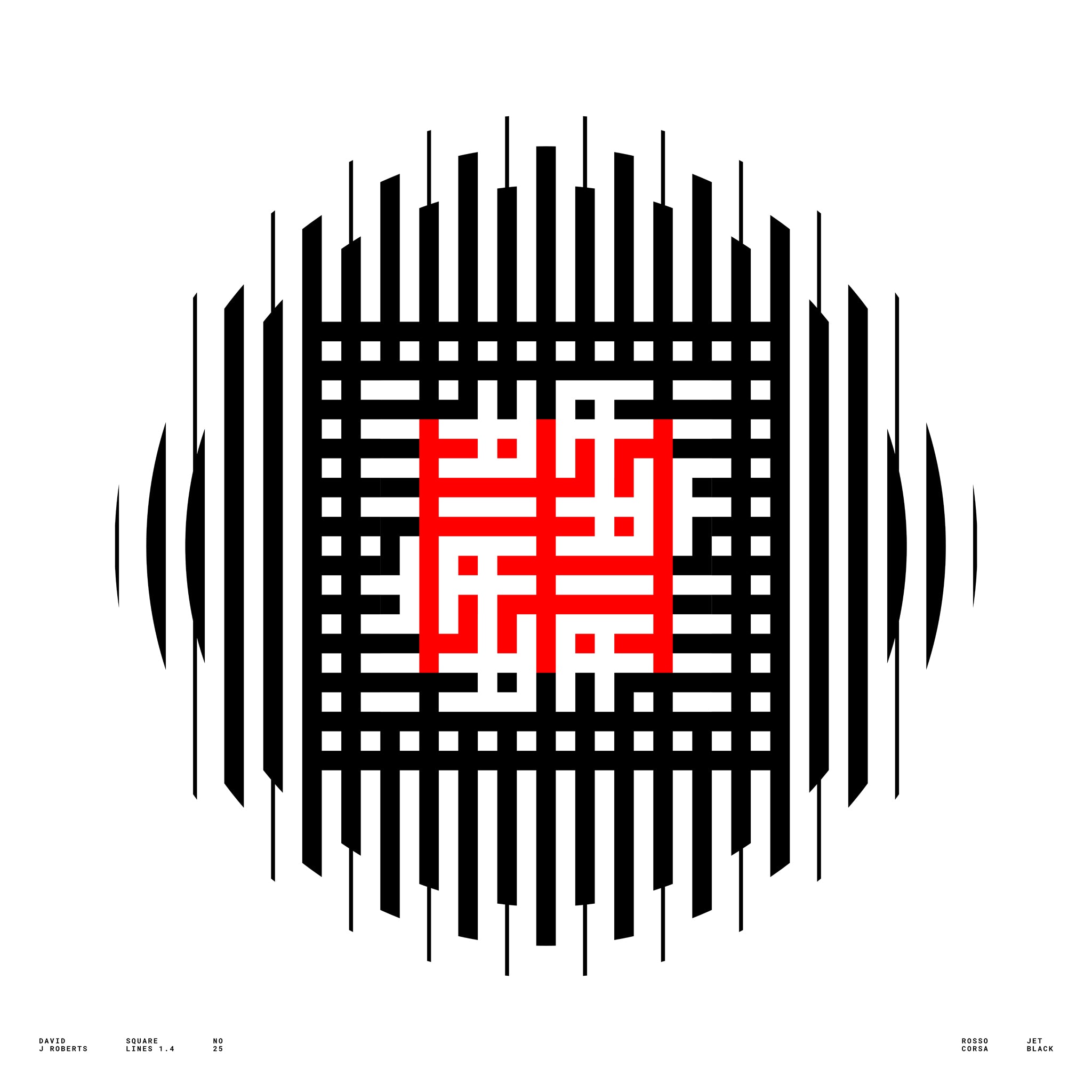 Square Lines 1.4, No. 25