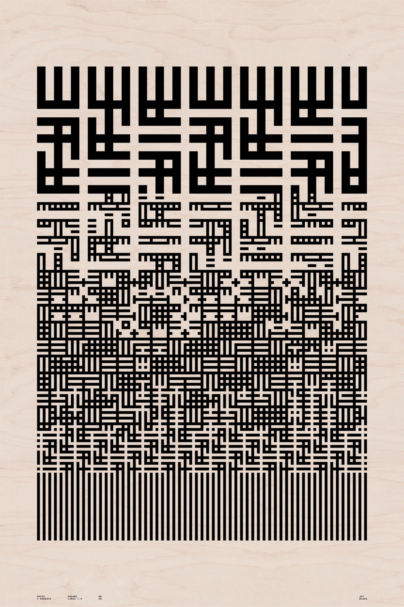 Square Lines 1.4, No. 28