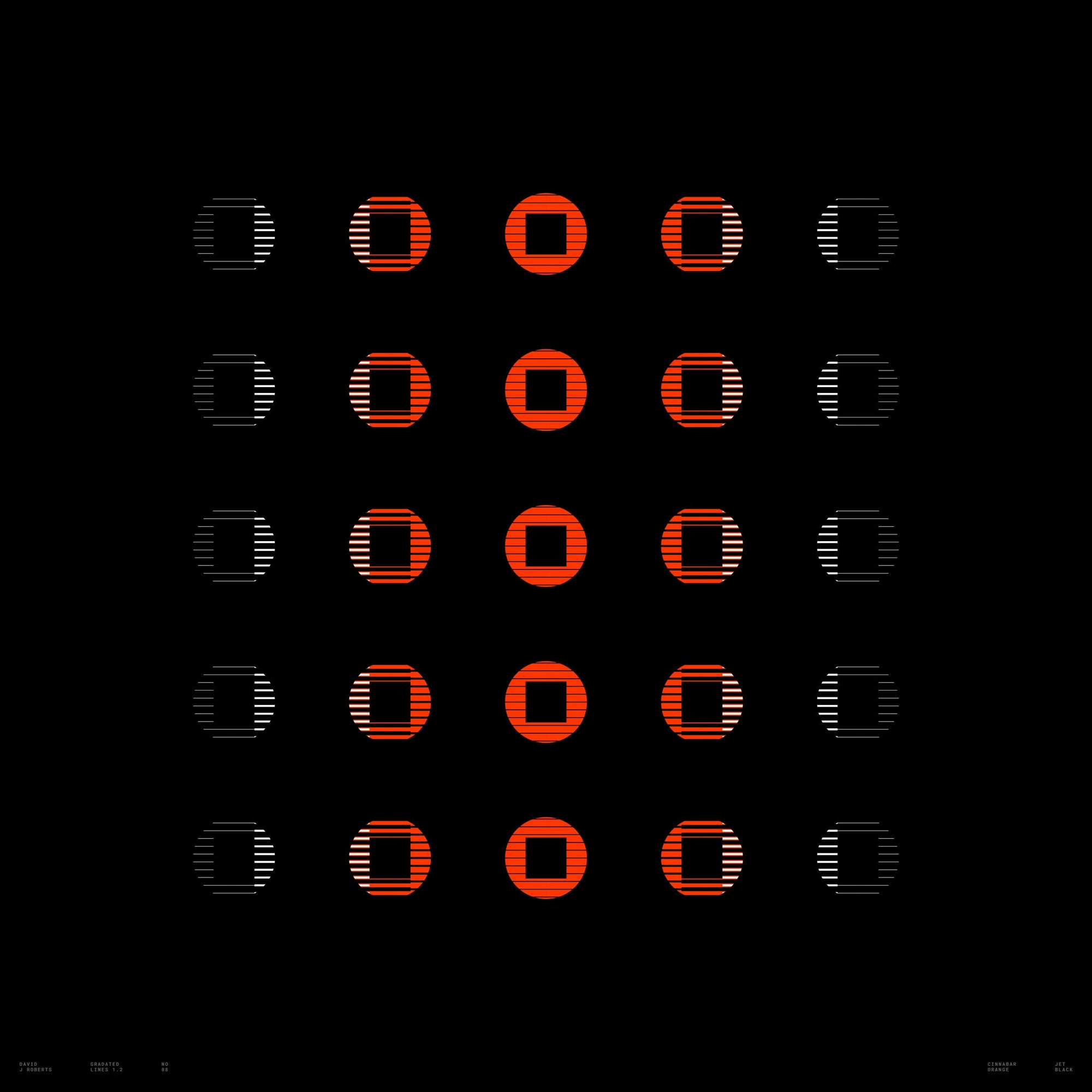 Gradated Lines 1.2, No. 08