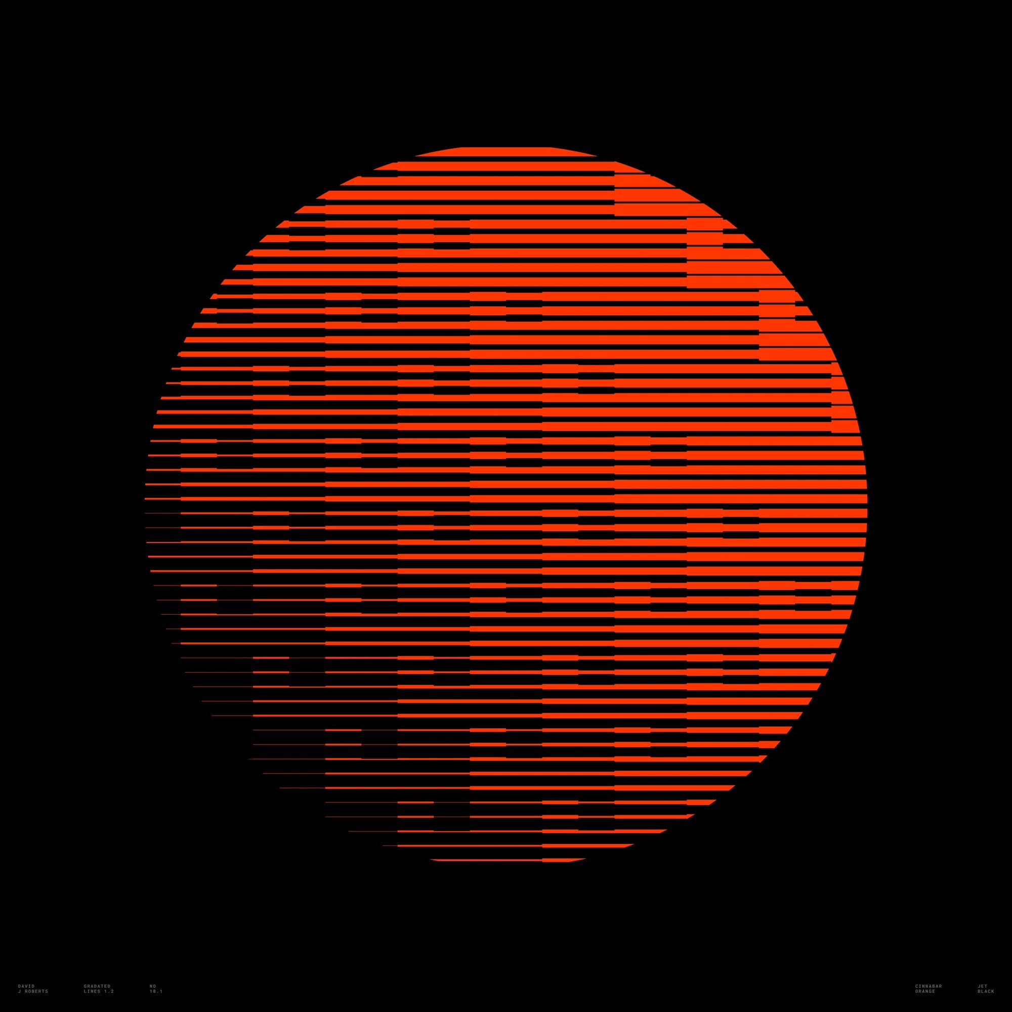 Gradated Lines 1.2, No. 10.1