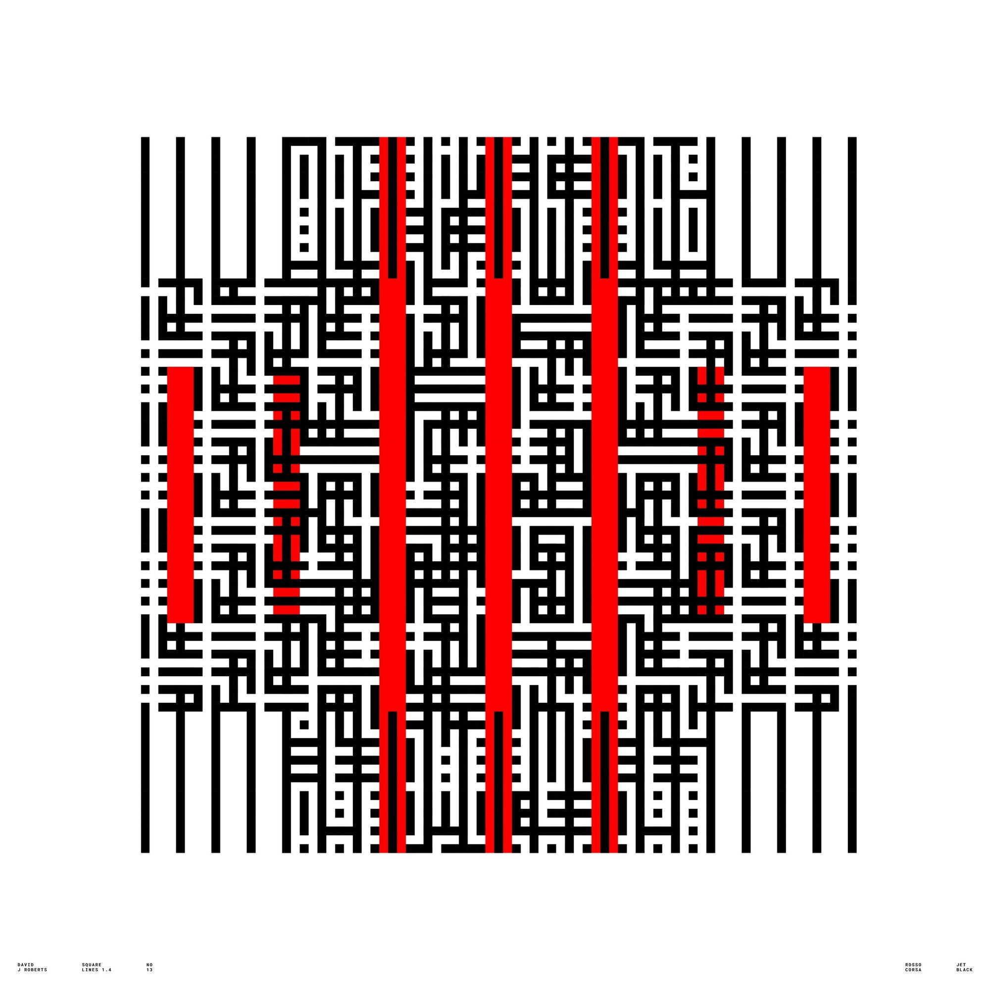 Square Lines 1.4, No. 13