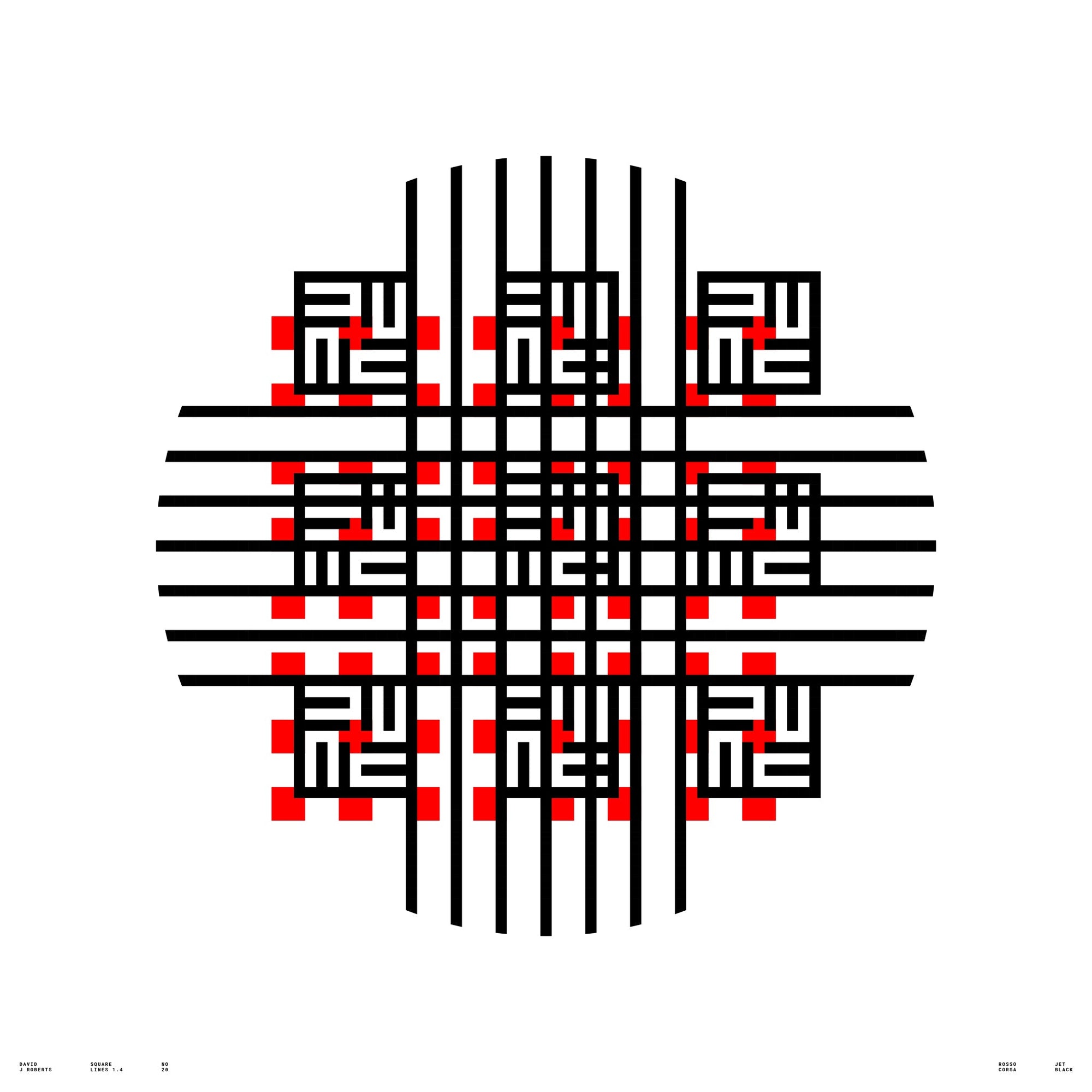 Square Lines 1.4, No. 20