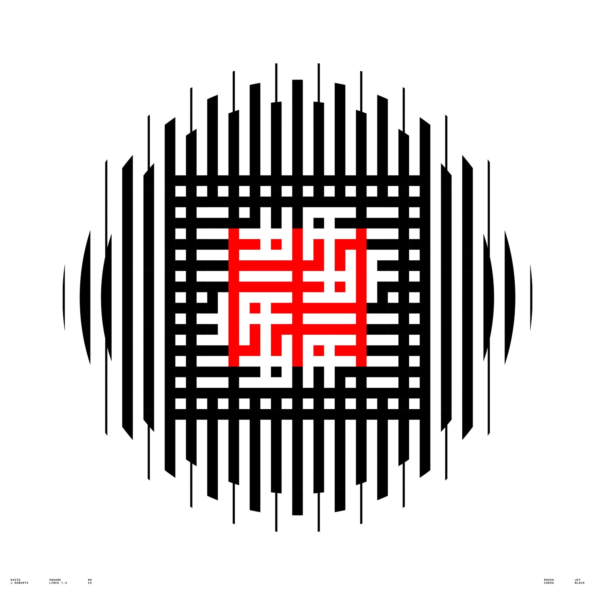 Square Lines 1.4, No. 25