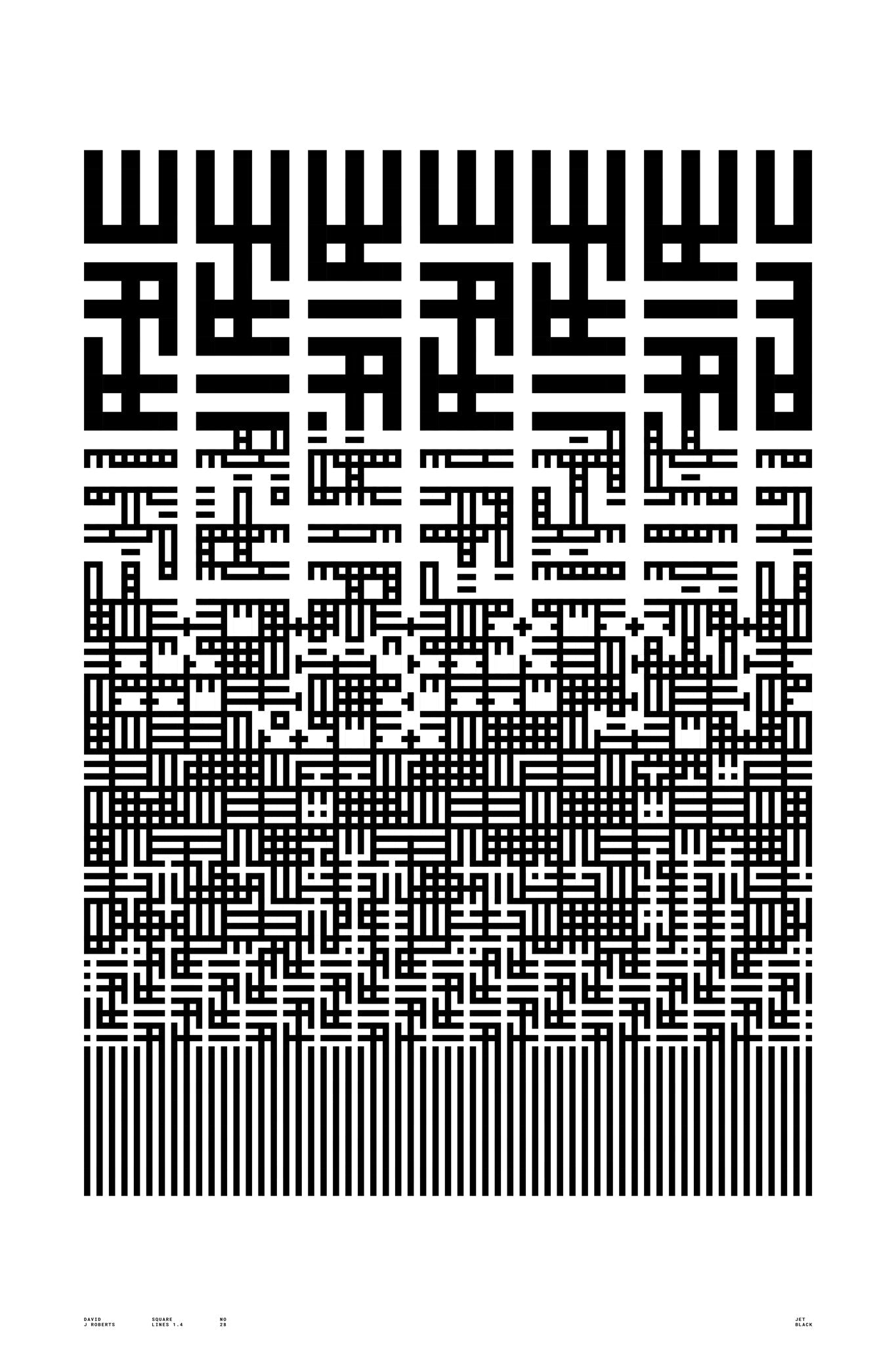 Square Lines 1.4, No. 28